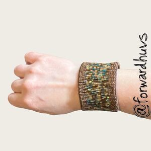 Bundle Sale 3 for $15 | Hand Crafted Beaded Cuff Bracelet – 2”